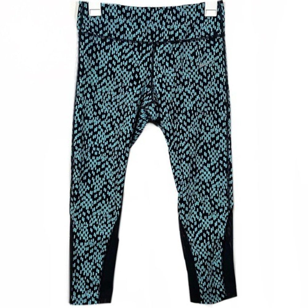 Nike Dri-Fit Mesh Panel Activewear Leggings